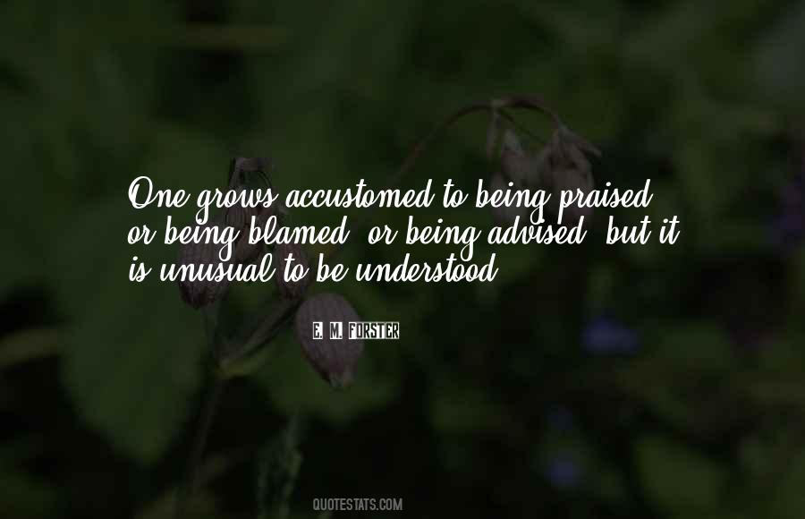 Being Unusual Quotes #1765186