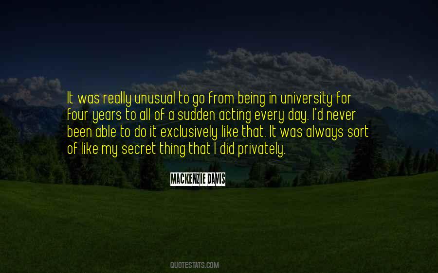 Being Unusual Quotes #425913