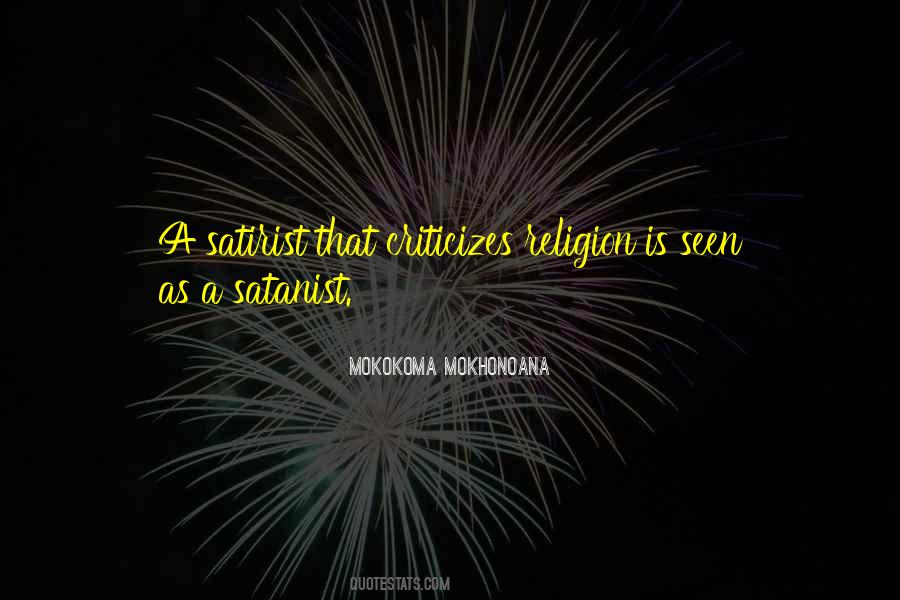 Satanism Religion Quotes #1839669