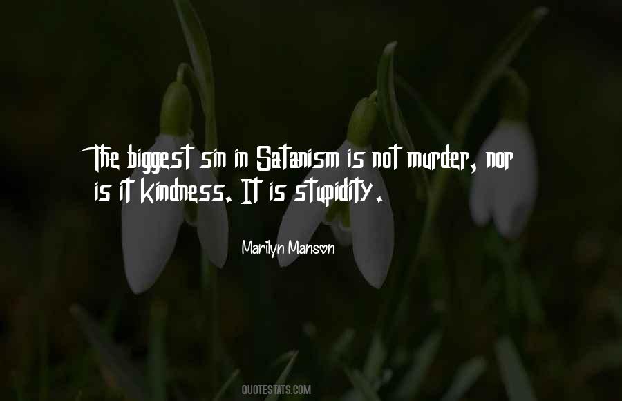 Satanism Religion Quotes #217720