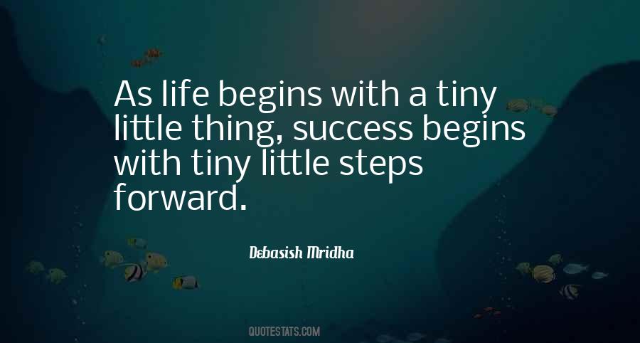 Quotes About Tiny Steps #1208581