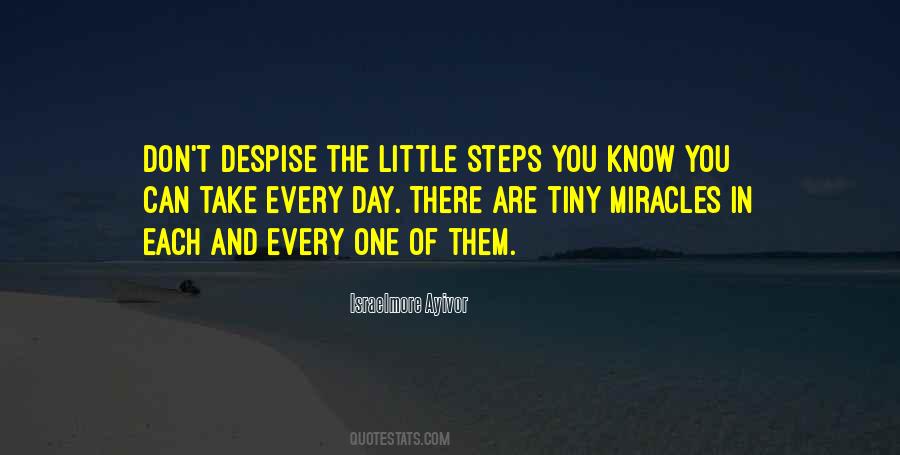 Quotes About Tiny Steps #1398186