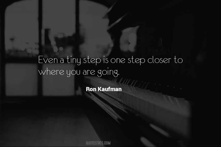 Quotes About Tiny Steps #286277