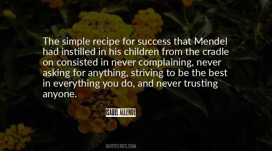 Quotes About Recipe For Success #1075146