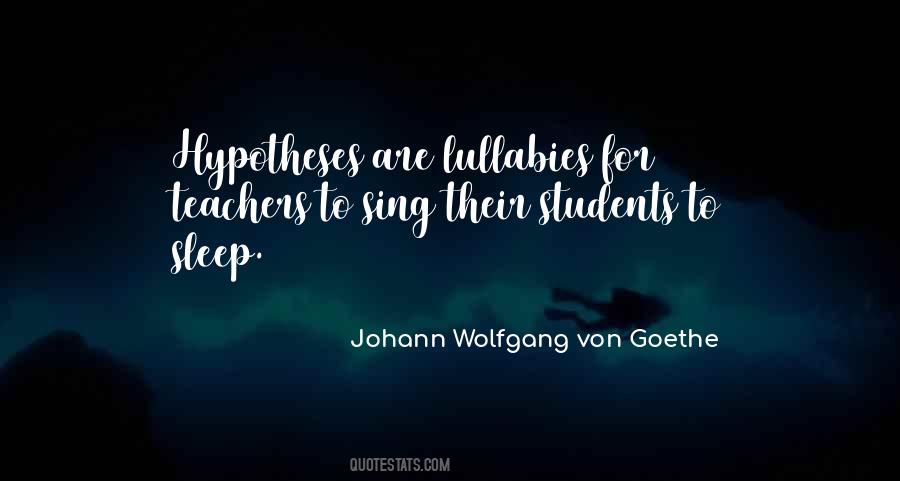 Quotes About Hypotheses #1688404