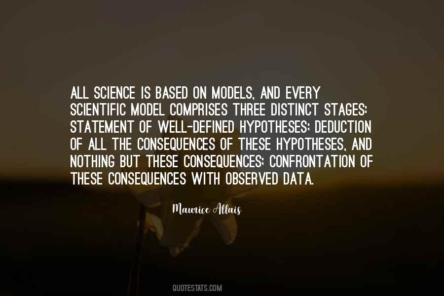 Quotes About Hypotheses #173876