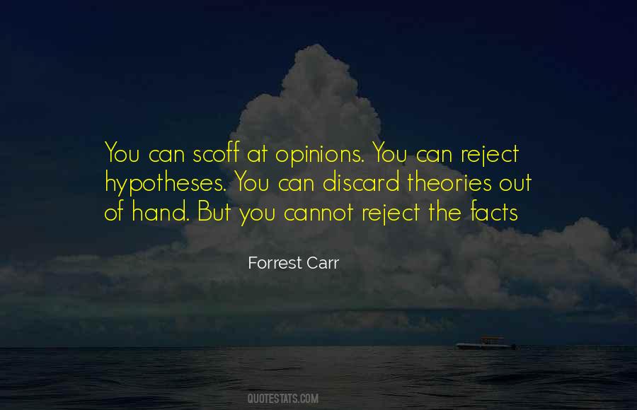 Quotes About Hypotheses #175075