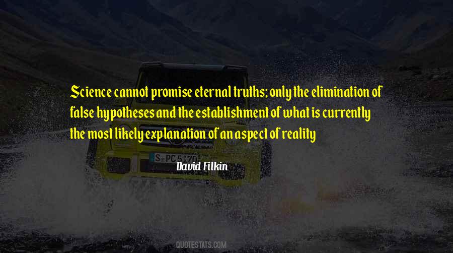 Quotes About Hypotheses #294291