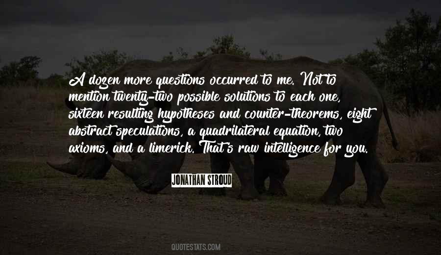 Quotes About Hypotheses #415996