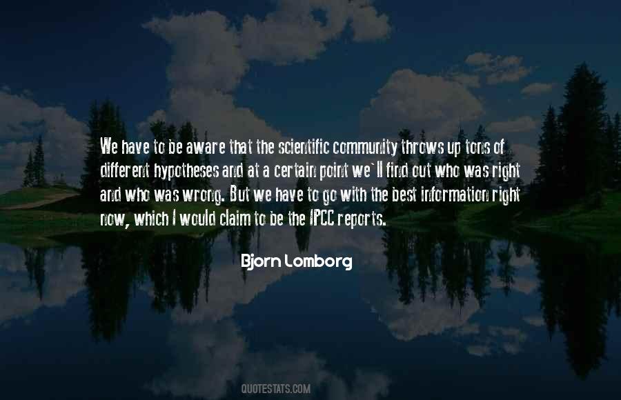 Quotes About Hypotheses #491662