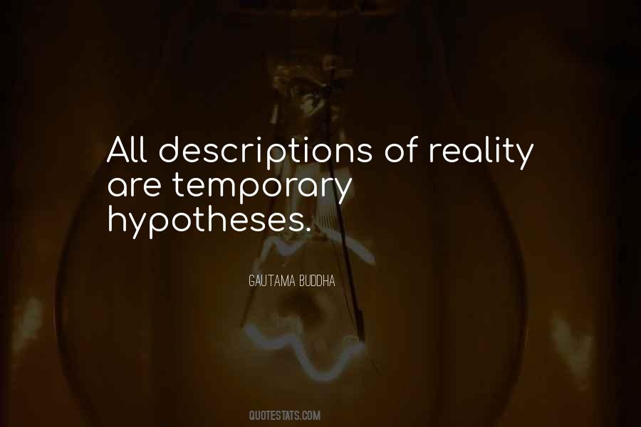 Quotes About Hypotheses #648776
