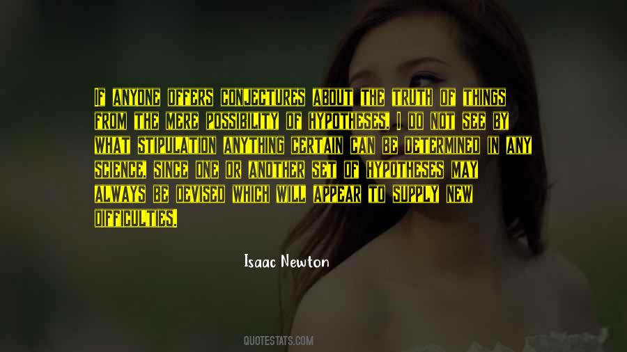 Quotes About Hypotheses #806069