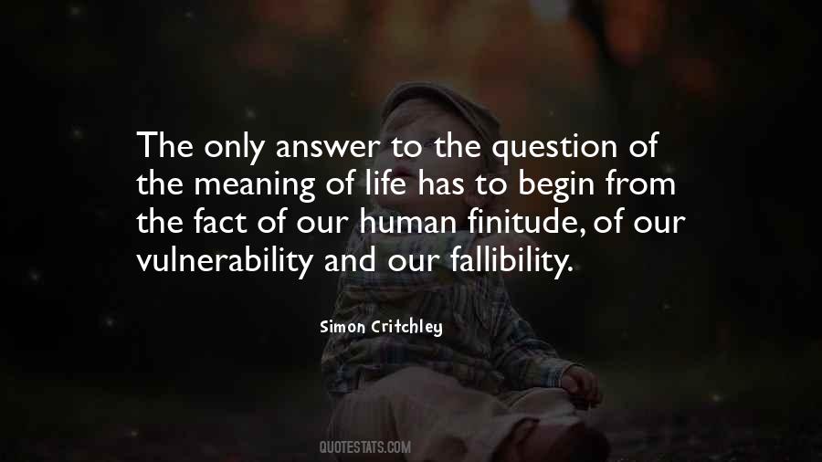 Quotes About Finitude #757255