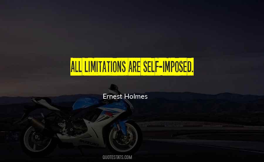 Quotes About Self Limitation #304906