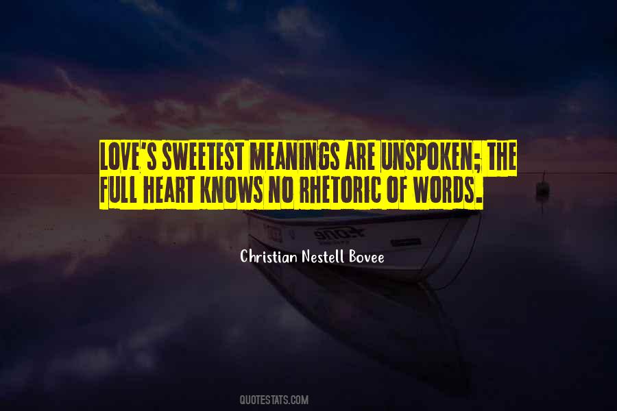 Quotes About Words Of Love #147210