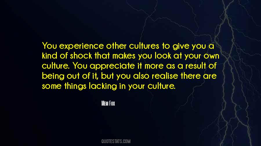 Quotes About Other Cultures #1330964