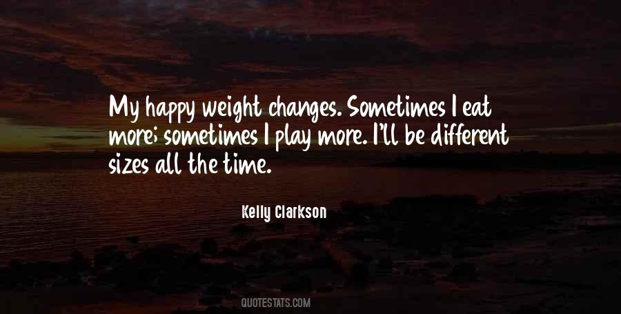 Weight Changes Quotes #986842