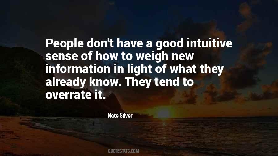 Intuitive People Quotes #1805281