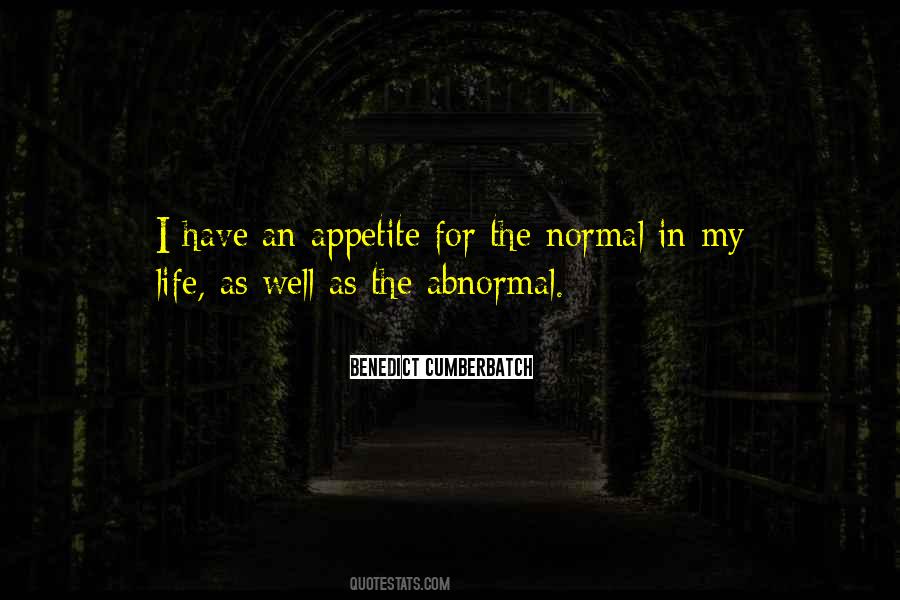Appetite For Life Quotes #507102