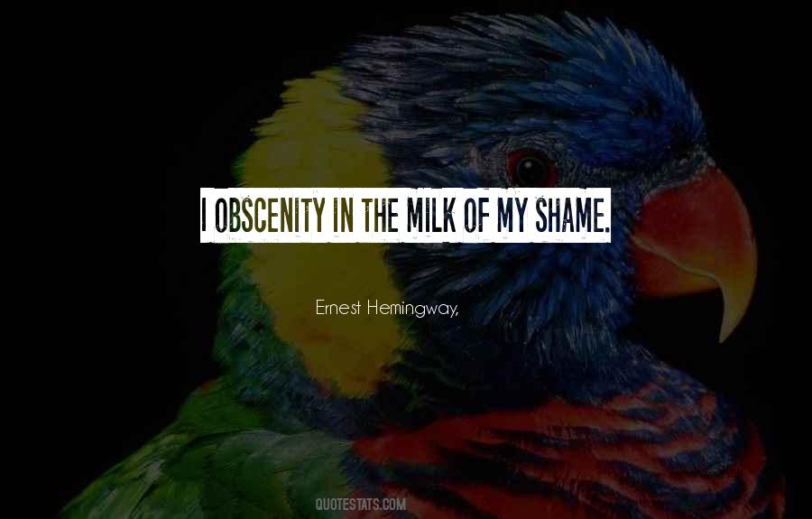Quotes About Obscenity #1325565