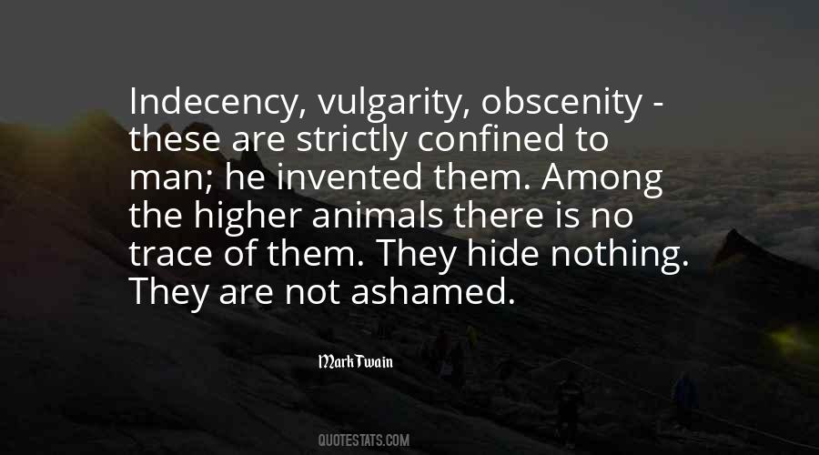 Quotes About Obscenity #1826433