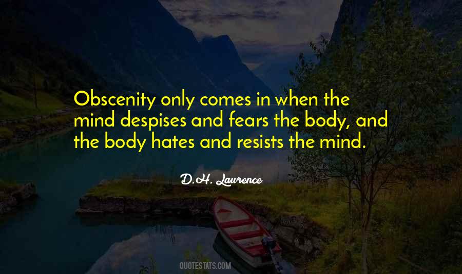 Quotes About Obscenity #563240