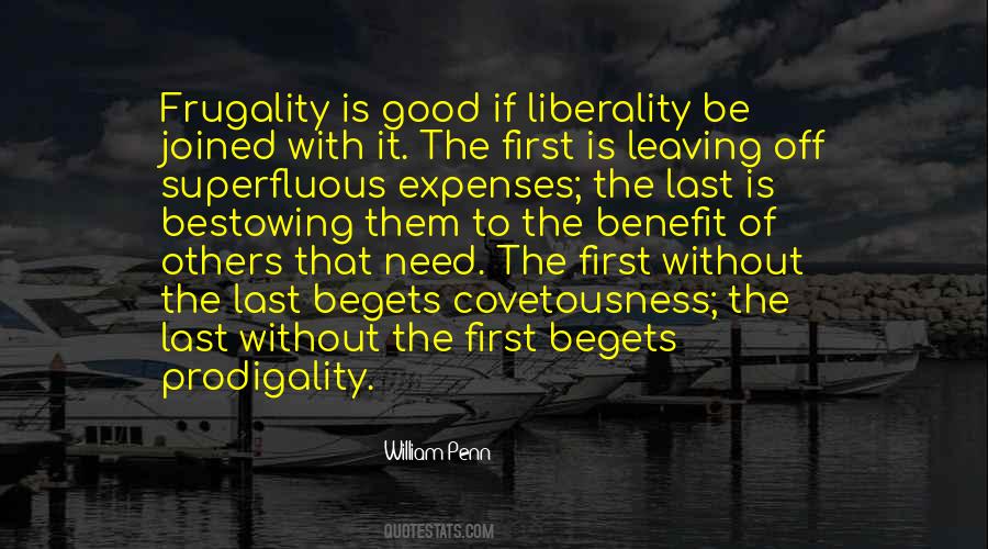 Quotes About Prodigality #120267