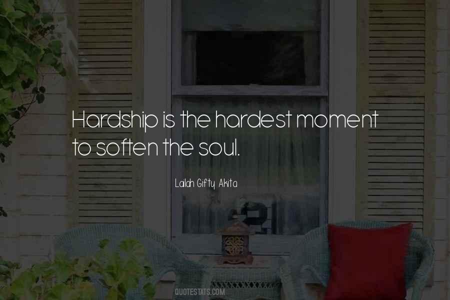 Life Lessons And Hardship Quotes #195340