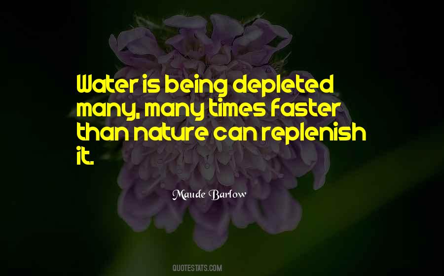 Being Depleted Quotes #1267256