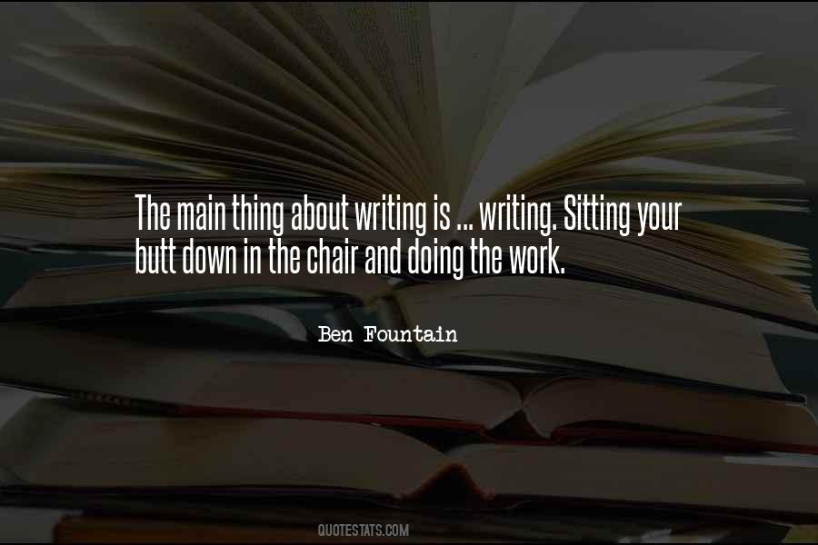 Quotes About Sitting Down #324183