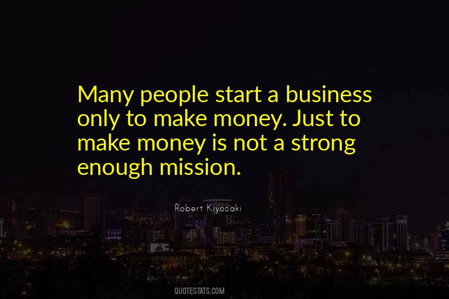 Business Mission Quotes #1137382