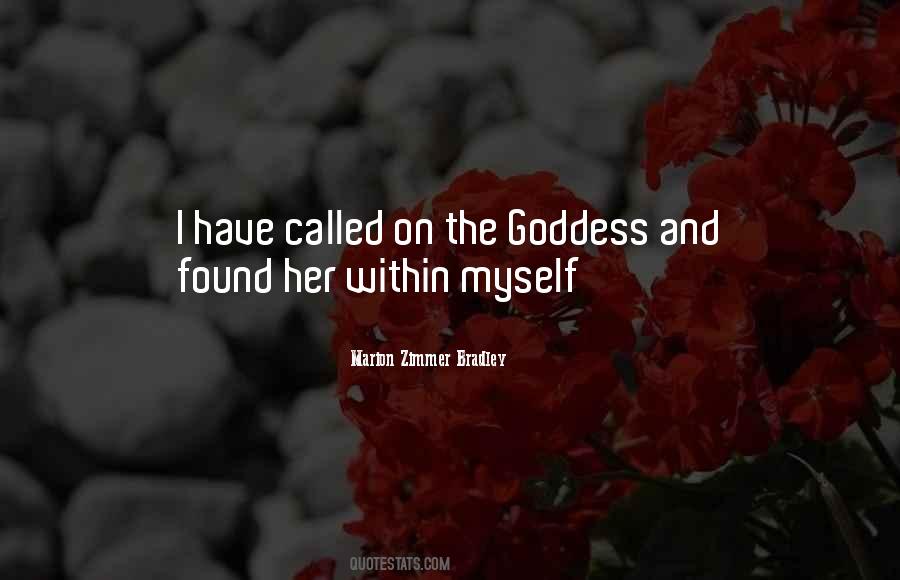 Quotes About The Goddess #1217972