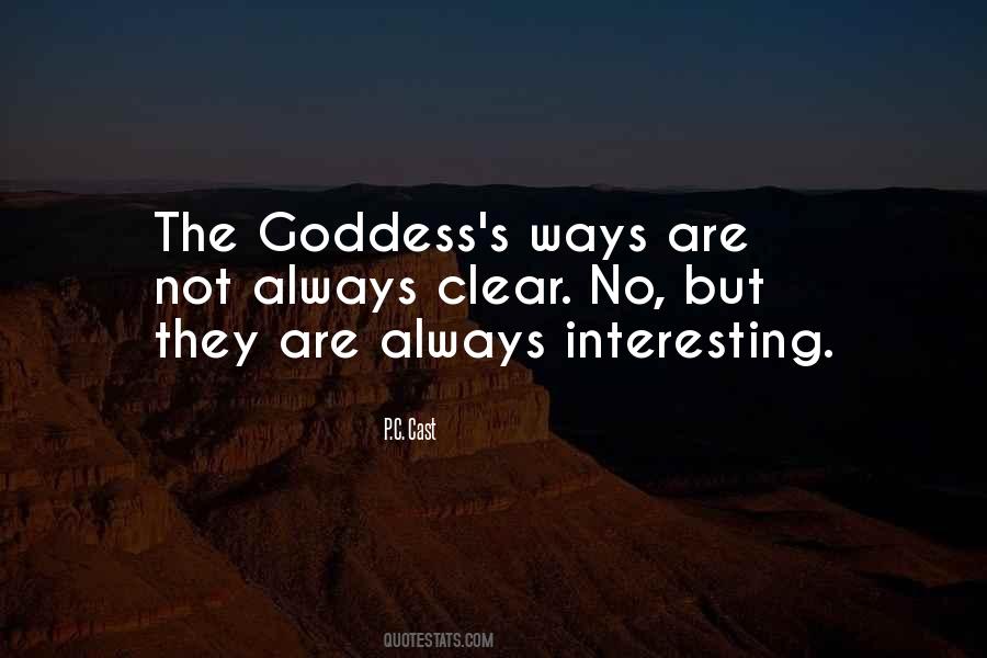 Quotes About The Goddess #1423604