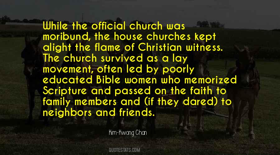 Churches Faith Quotes #1074065