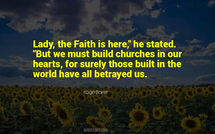 Churches Faith Quotes #1537141