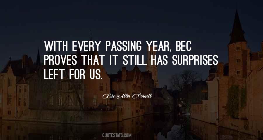 Passing Of The Year Quotes #256468