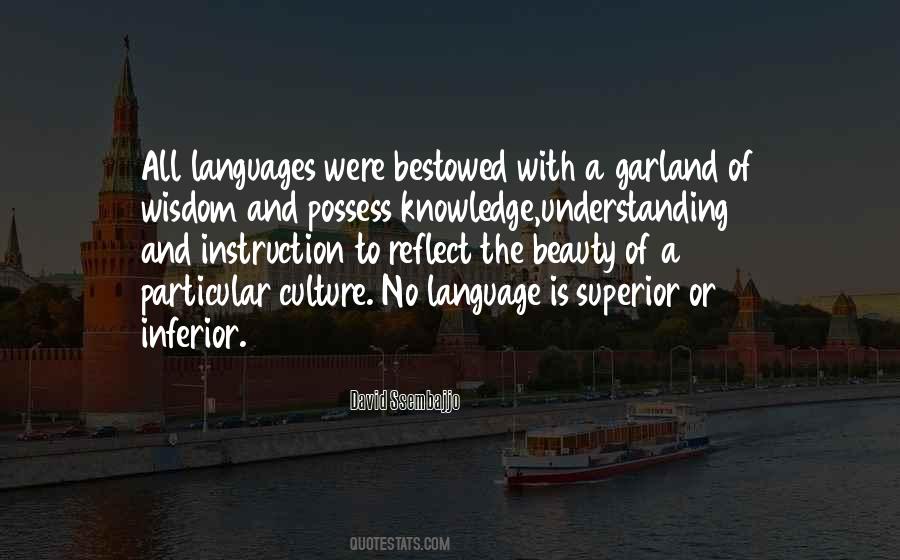 Quotes About Language And Knowledge #1003827