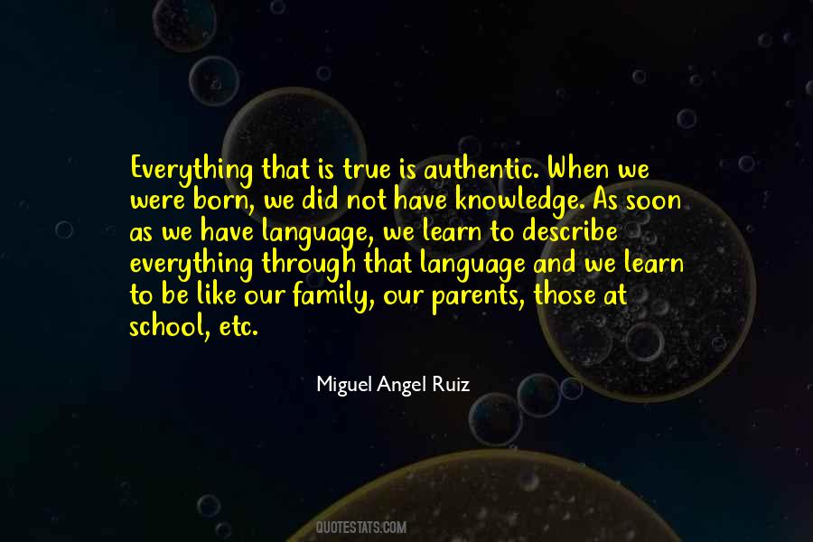 Quotes About Language And Knowledge #1042890