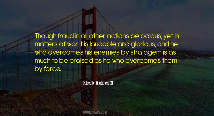 Quotes About Enemies In War #646146