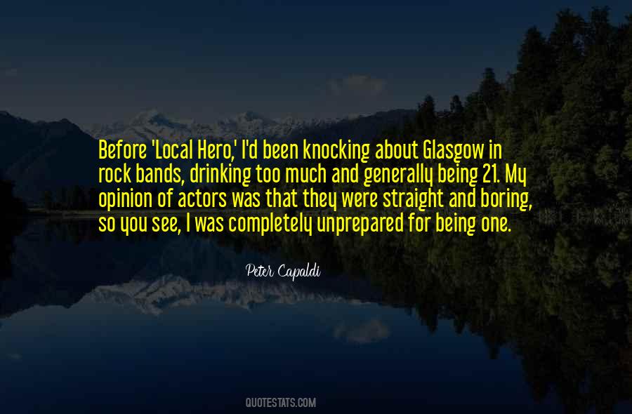 Quotes About Glasgow #1335798