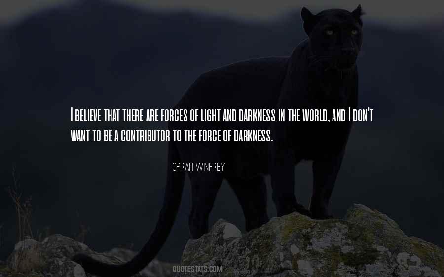 Quotes About Light And Darkness #1157232
