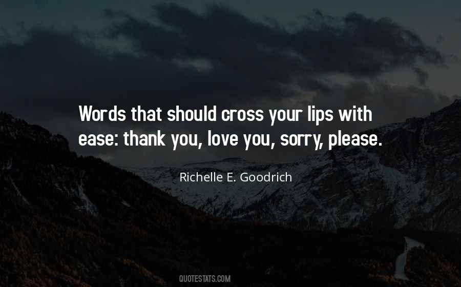 Love Sorry Quotes #202864