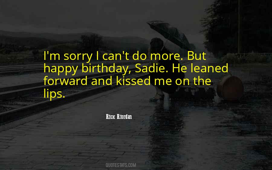 Love Sorry Quotes #369569