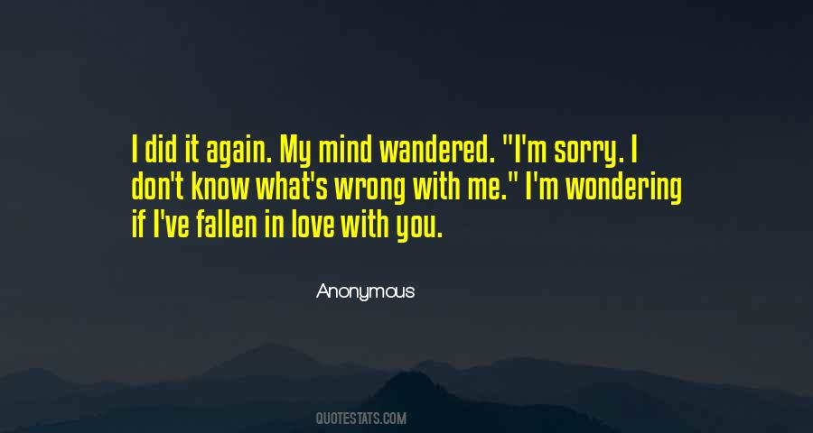 Love Sorry Quotes #401773