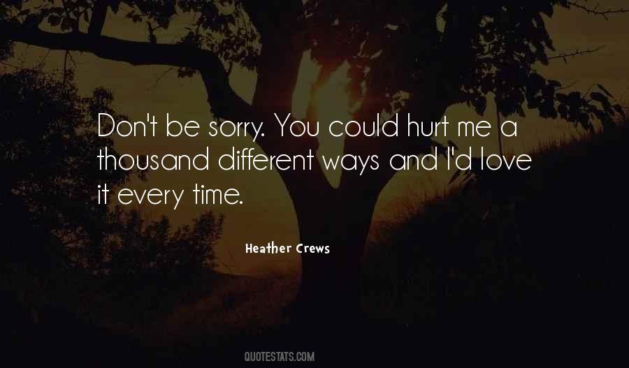 Love Sorry Quotes #547140