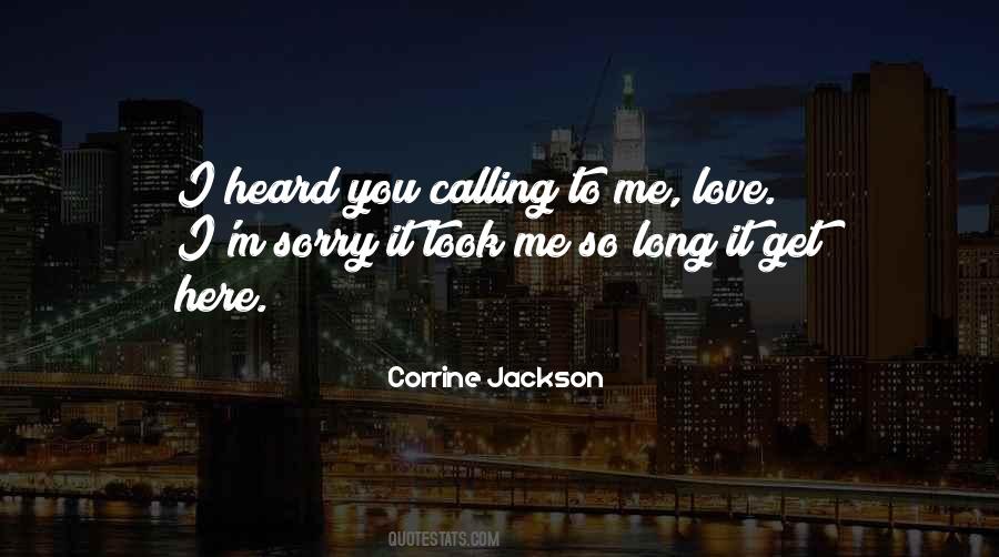 Love Sorry Quotes #56380