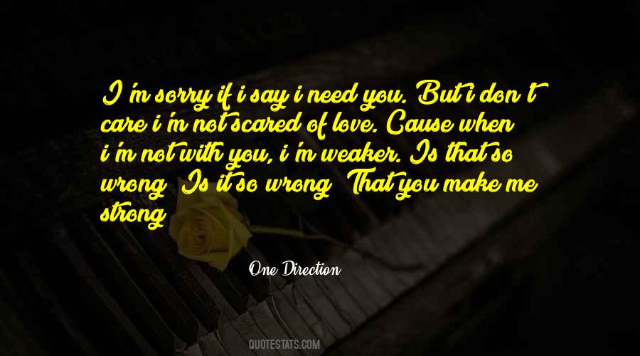 Love Sorry Quotes #91081