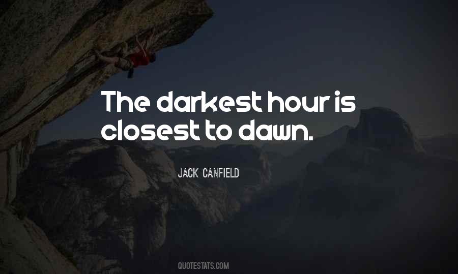 Quotes About The Darkest Hour #1864740