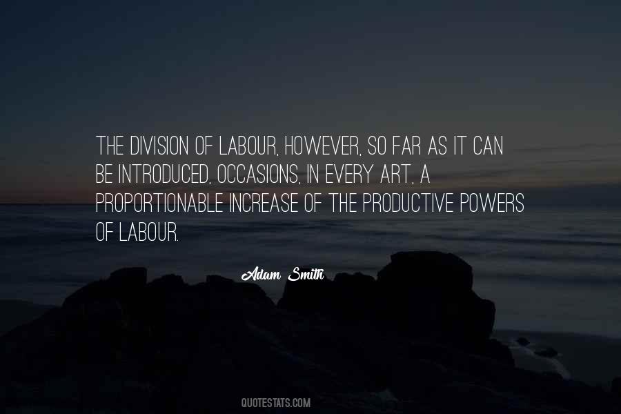 Division Of Labour Quotes #1267055