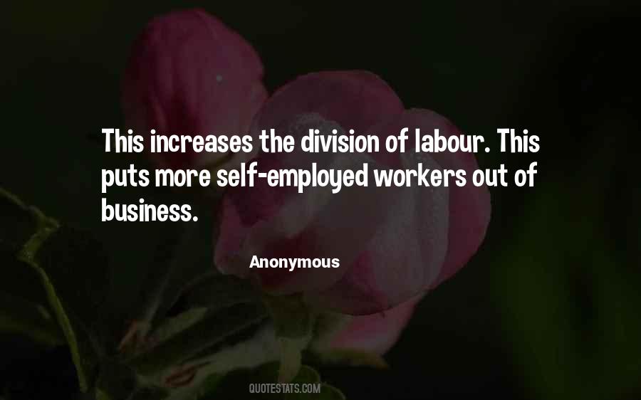 Division Of Labour Quotes #156871